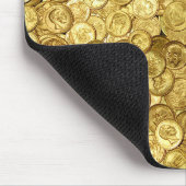 Collectie van oude goudmunten muismat (Hoek)