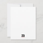 Collectie van politiewaardering notitiekaartje (Achterkant)