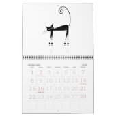 Collectie van zwarte katten kalender (Feb 2026)
