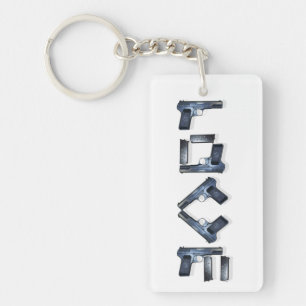 COLLECTIE VERLIEZEN - met een dubbelzijdige Sleute Sleutelhanger