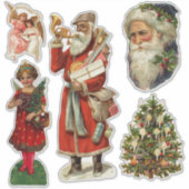  COLLECTIE VICTORIAANS KERST STICKER (Voorkant)