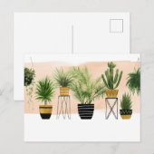 Collectie voor binnenshuis oasis briefkaart (Voorkant / Achterkant)