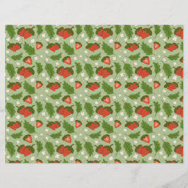 Collectie voor het mandje voor fruit - aardbeien