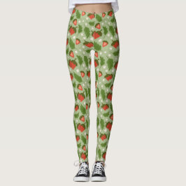 Collectie voor het mandje voor fruit - aardbeien leggings