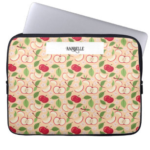 Collectie voor het mandje voor fruit - appels laptop sleeve
