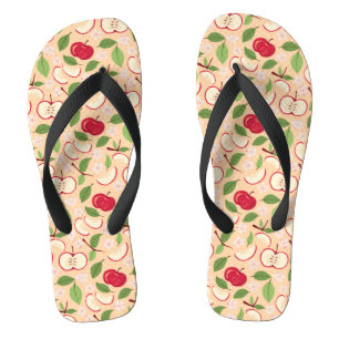 Collectie voor het mandje voor fruit - appels teenslippers