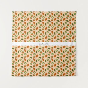 Collectie voor het mandje voor fruit - Kiwi Wandkleed