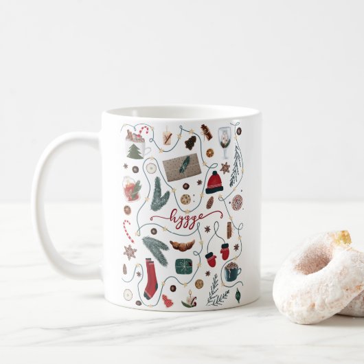 Collectie voor kerstmis koffiemok (Met donut)