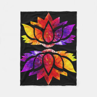Collectie voor regenboogmederemeditatie (TM) Fleece Deken
