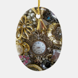 collectie voor sieraden keramisch ornament