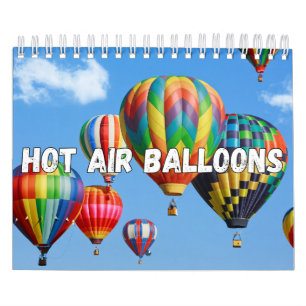 Collectie voor warme luchtballonnen kalender