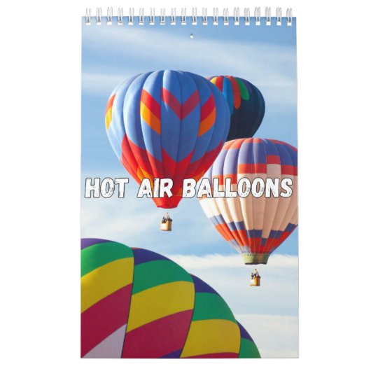Collectie voor warme luchtballonnen kalender (Hoes)