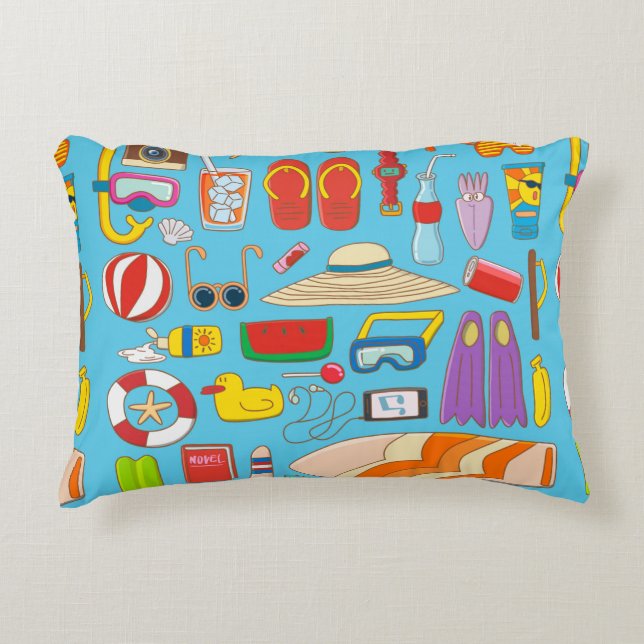 Collectie voor zomertijd accent kussen (Voorkant)