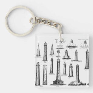 Collectie vuurtoren Sleutelhanger