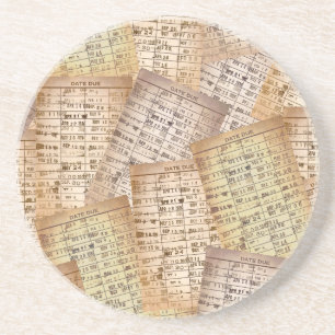 Collectie wisselaarkaart zandsteen onderzetter