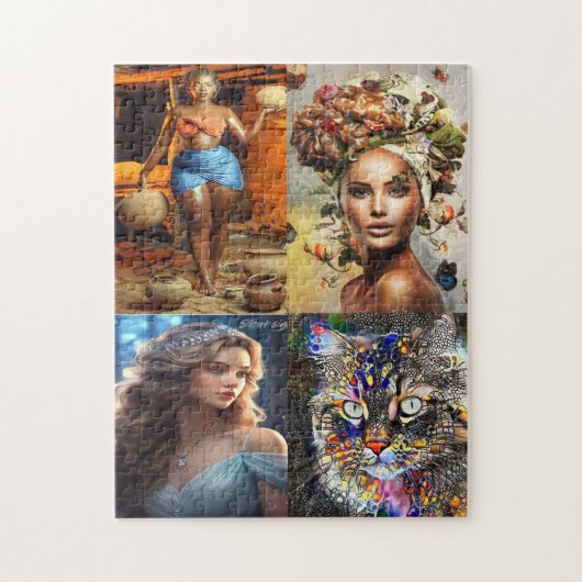 Collecties puzzel legpuzzel (Verticaal)