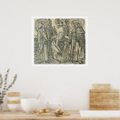 Collecting Herbs for Medicine, 1534 (houtsnippers) Poster (Keuken)