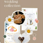 Invitation Mariage de charme rustique intemporel