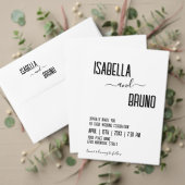 Banderoles Mariage noir et blanc élégant (Personnalisez la collection de ce créateur indépendant. Test)