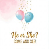 Serviette En Papier ✨ rose ou bleu, nous vous aimons | Révéler le genr