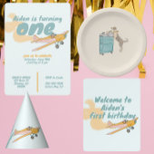 Assiettes En Carton fête d'anniversaire pour chien