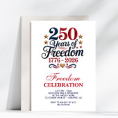 Invitation 250th American Birthday Party