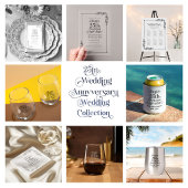 Joyeux 25e Anniversaire de Mariage Rétro Typograph