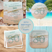 Sachets En Papier Fête de plage pour 30 ans