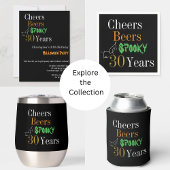 30th Birthday Halloween Cheers Beers Spooky Party Groot Cadeauzakje
