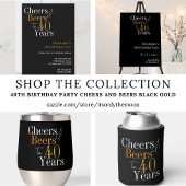 Poster 40e anniversaire Soeurs et bières Bienvenue