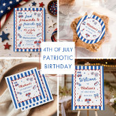 Invitation Grandmillennial 4 juillet BBQ