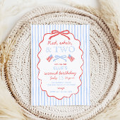 Panneau de cadeaux et de cartes rayé du 4 juillet