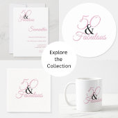 Assiettes En Carton Pink Black 50 et fabuleuse fête d'anniversaire