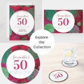 Serviette En Papier 50e anniversaire 50 et Fabulous Parti unique