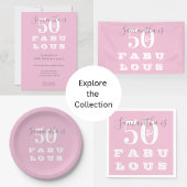 Invitation 50e anniversaire 50 fabuleuse fête d'anniversaire
