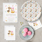 Serviette En Papier Super Simple | 5 Little Ducks Girl Baby Shower