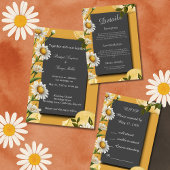 programme de mariage vintage déco noir onyx