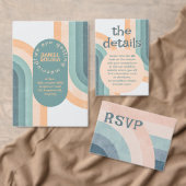 70s regenboog huwelijksprogramma's (Personaliseer de collectie van deze zelfstandige maker.)