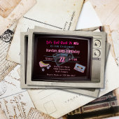 Funky 90's Theme Verjaardag Sticker