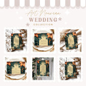 Save The Date Mariage floral de style Art nouveau