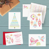 Impression Photo Points rétro ornements de Noël Mur Art