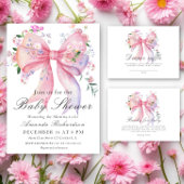 Poster Arc floral bébé shower - devinez combien de bonbon
