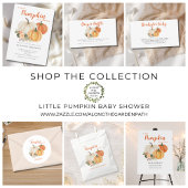 Invitation Un Baby shower Automne Un Peu Citrouille