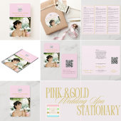 Carnet Code QR wedding planner rose photo