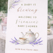 Tea Time Party Sweet Baby Shower Invitation