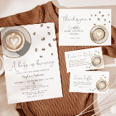 Serviette En Papier Un Bébé Brasse Du Baby shower De Café