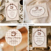 Faire-Part de Naissance de Bébé Café