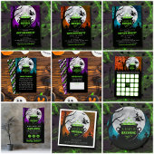 Serviette En Papier Un bébé brasse un Baby shower d'Halloween