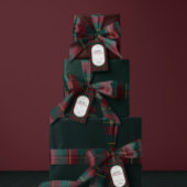Papier Cadeau plaid de Noël classique simple vacances