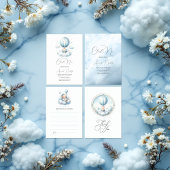 Invitation Rêver sur le Baby shower Nuage 9